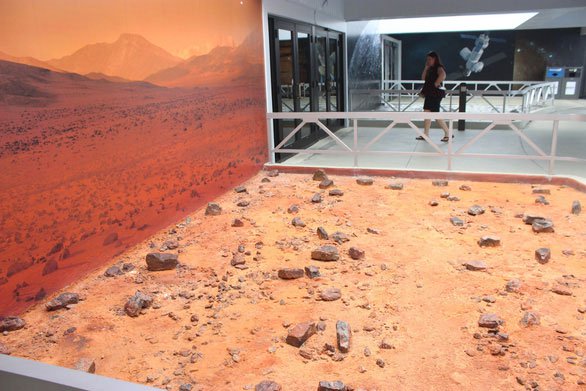 Mô phỏng bề mặt sao Hỏa tại KSC