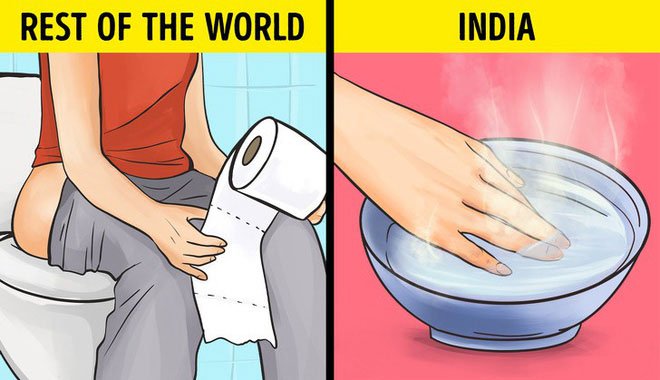 Ấn Độ không có giấy vệ sinh