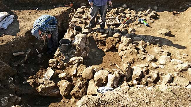 Khu khảo cổ ở Israel.