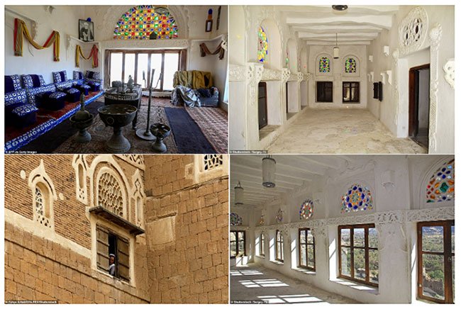 Cung điện đá Dar Al Hajar có 35 phòng tất cả