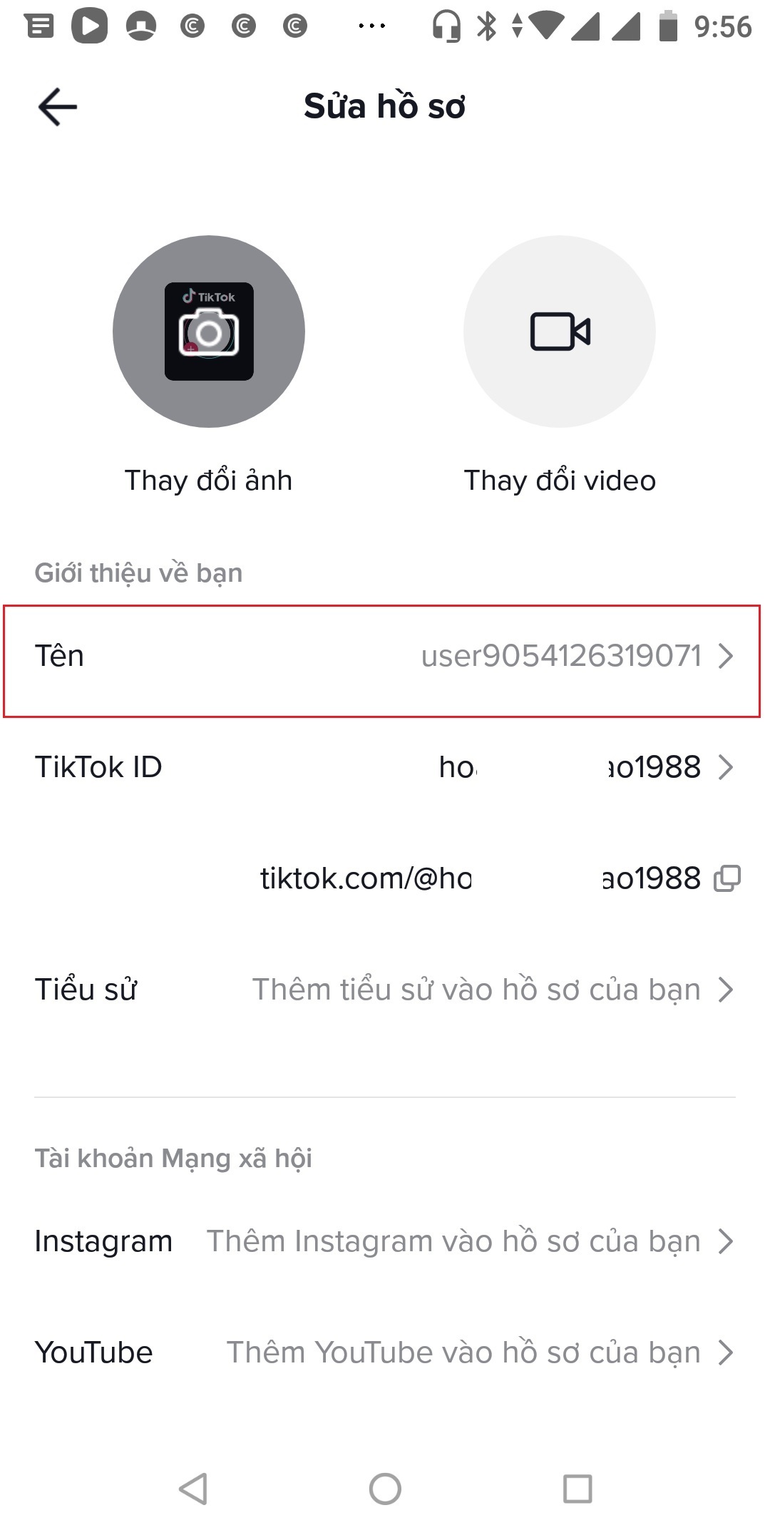 Hướng dẫn đổi tên TikTok thay tên mặc định user...