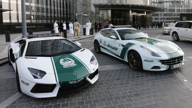 Xe dành cho cảnh sát ở Dubai.
