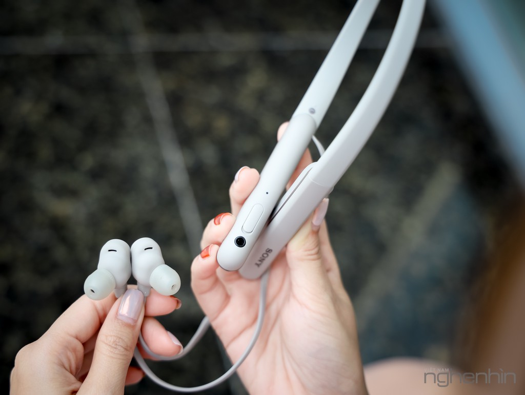 Khui hộp Sony WI-1000XM2: tai nghe neckband chống ồn chủ động xịn, giá 7 triệu  ảnh 9