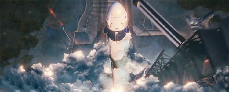 Tàu sẽ được phóng lên quỹ đạo nhờ tên lửa Falcon 9 của SpaceX.
