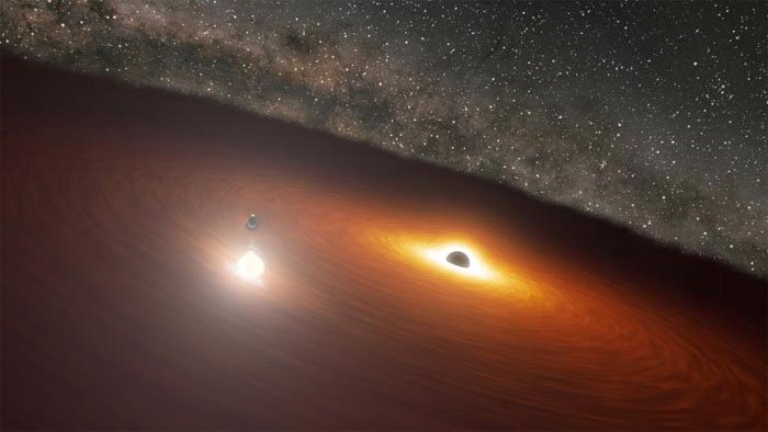 Hố đen khổng lồ ở trung tâm thiên hà có khối lượng gấp 18 tỷ lần Mặt Trời