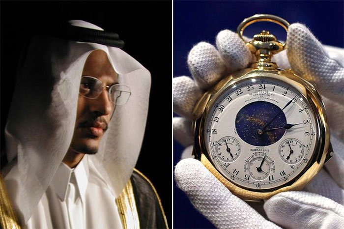 Sheikh Saud Bin Mohammed Al-Thani đã qua đời hai ngày trước khi chiếc đồng hồ được bán.