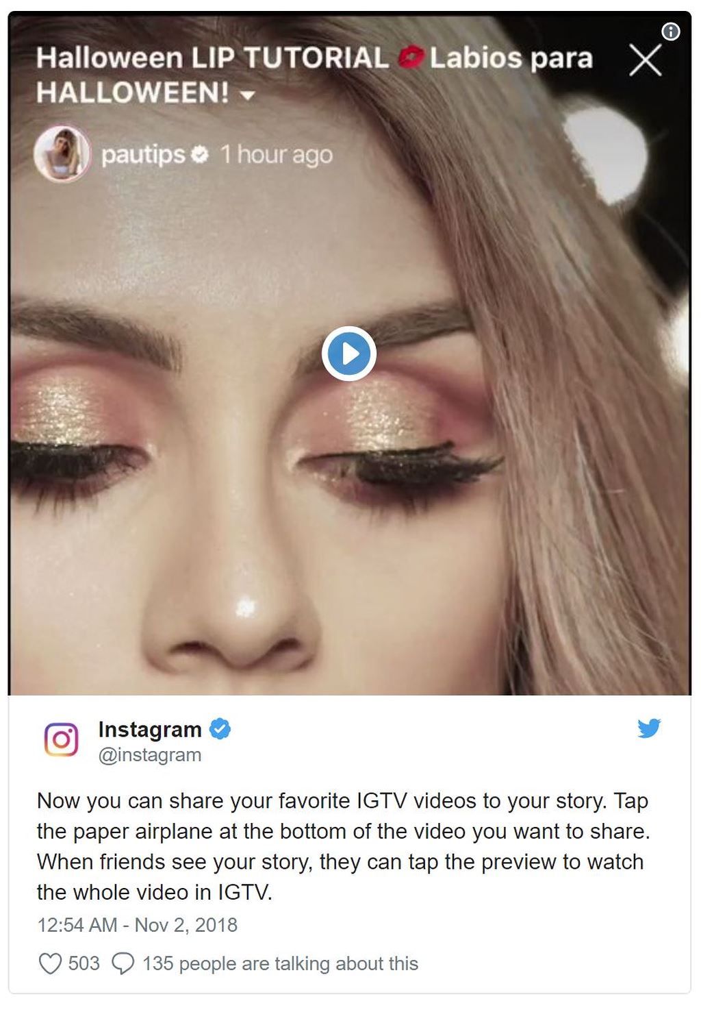Người dùng Instagram đã có thể chia sẻ video IGTV vào Story ảnh 2