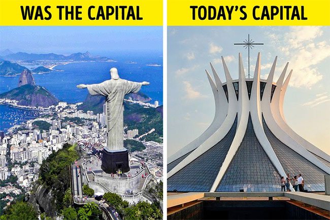 Thủ đô của Brazil là Rio de Janeiro 