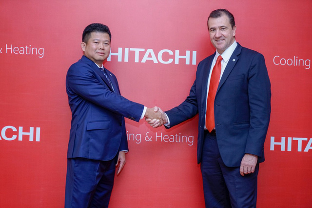 Ông Franz Cerwinka, Tổng Giám Đốc tập đoàn Johnson Controls-Hitachi Air Conditioning tại sự kiện giới thiệu công ty