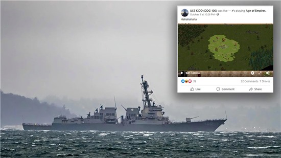 Trang Facebook của tàu chiến Mỹ bị hacker chiếm đoạt