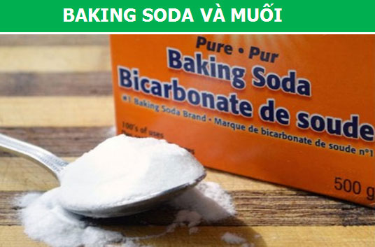 Baking soda và muối