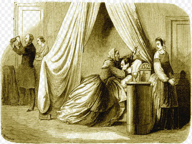 Bức tranh về vụ đầu độc chồng của Marie.