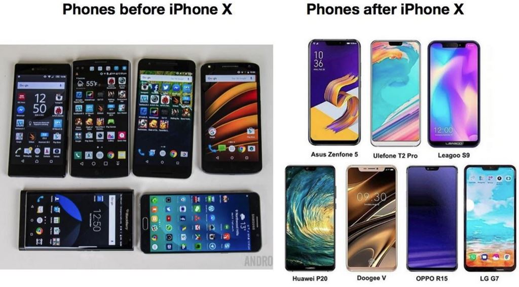 Những hình ảnh cho thấy tầm ảnh hưởng của Apple với các nhà sản xuất smartphone khác ảnh 3