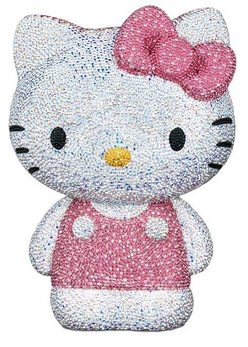 Mèo Hello Kitty đính kim cương - 163.000 USD