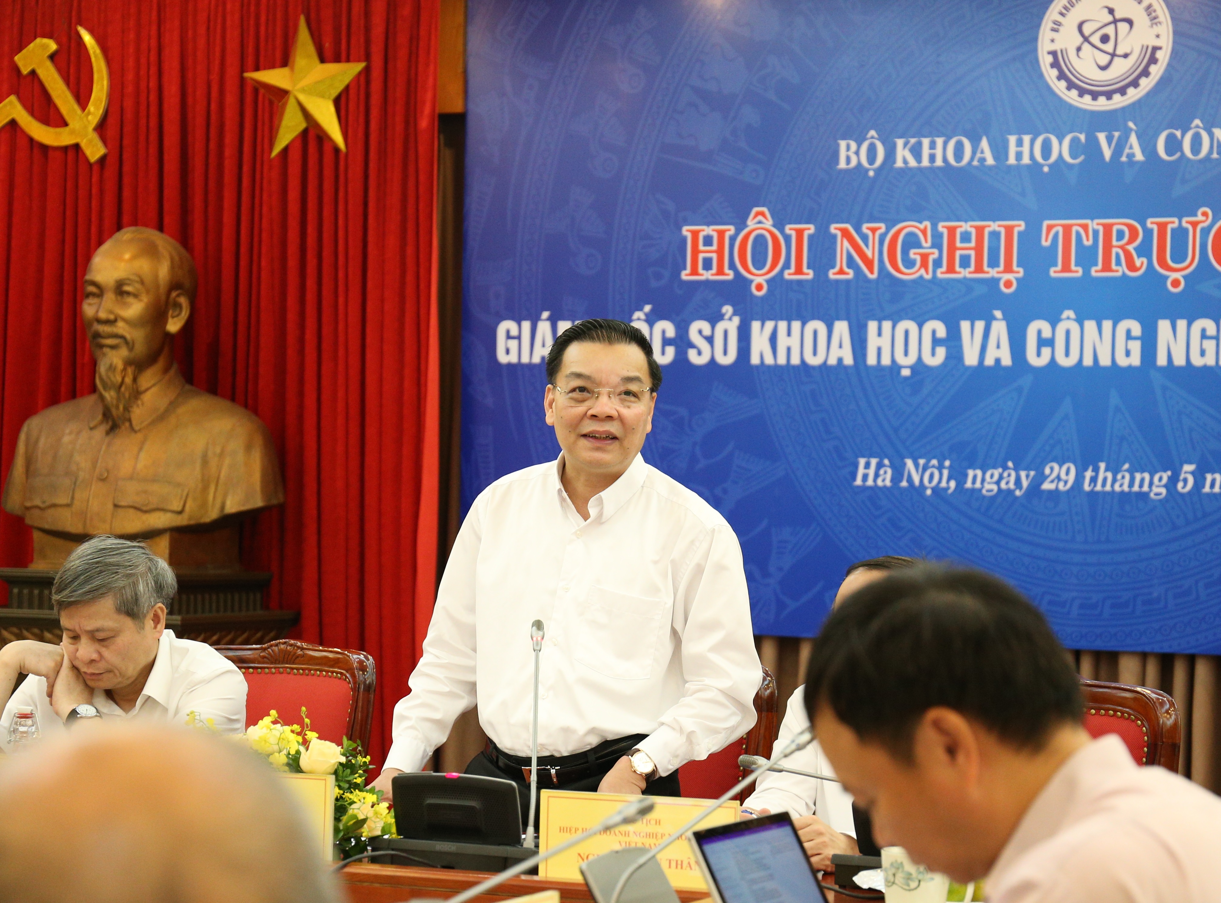 Bộ trưởng Bộ KH&CN Chu Ngọc Anh tại Hội nghị.