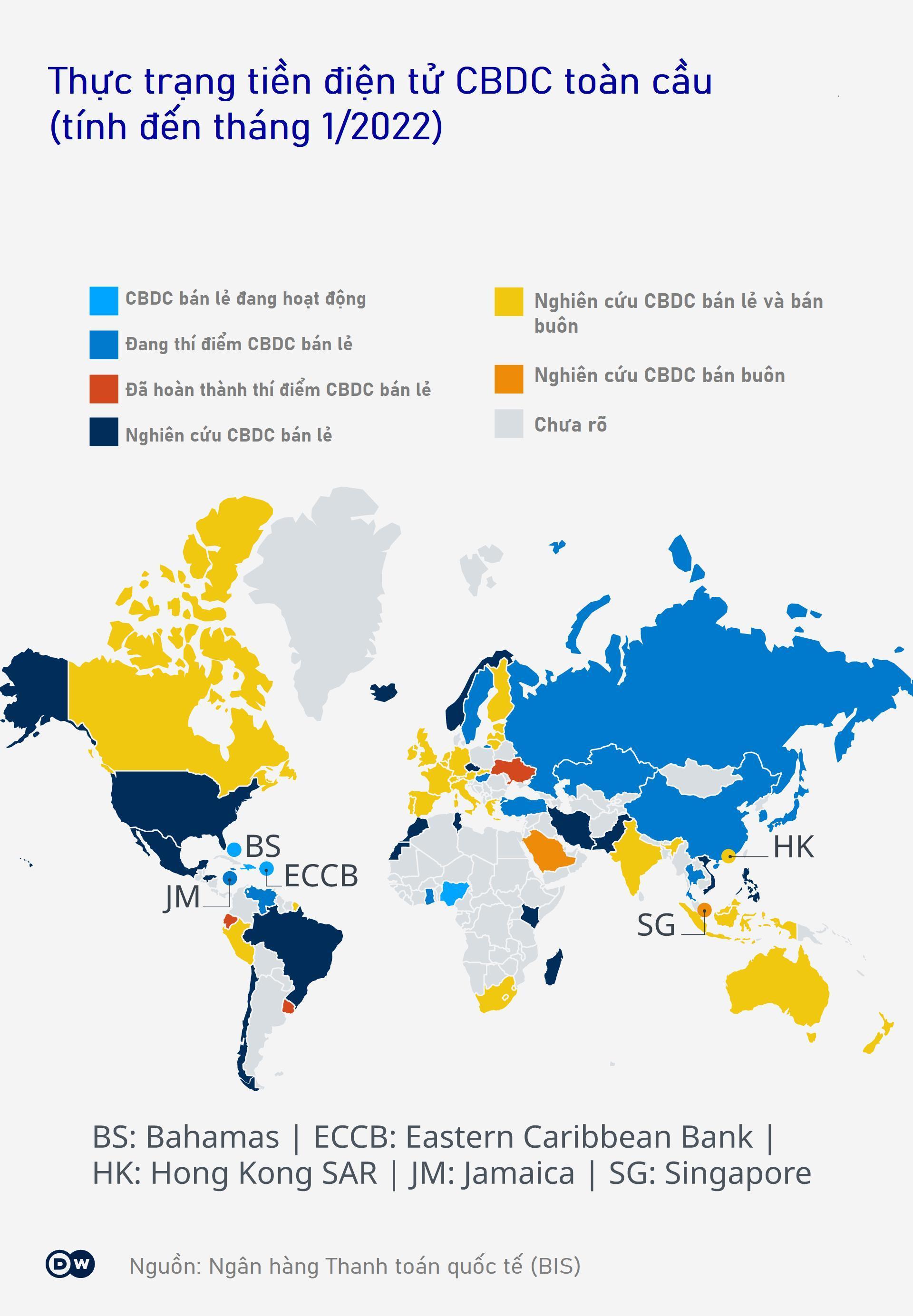 ‘Nóng’ cuộc đua tiền điện tử của ngân hàng trung ương toàn cầu-1