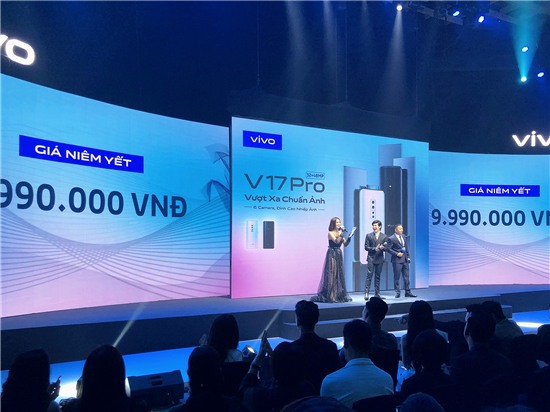 Vivo chính thức ra mắt V17 Pro tại Việt Nam