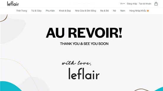 Website hàng hiệu Leflair bị tố nợ hàng chục tỷ đồng sau khi đóng cửa