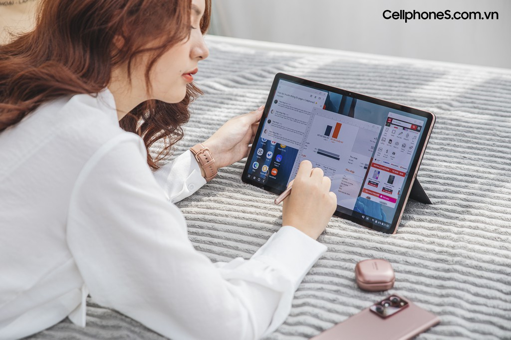 Galaxy Tab S7+, bạn đồng hành tối ưu cho công việc và giải trí  ảnh 2