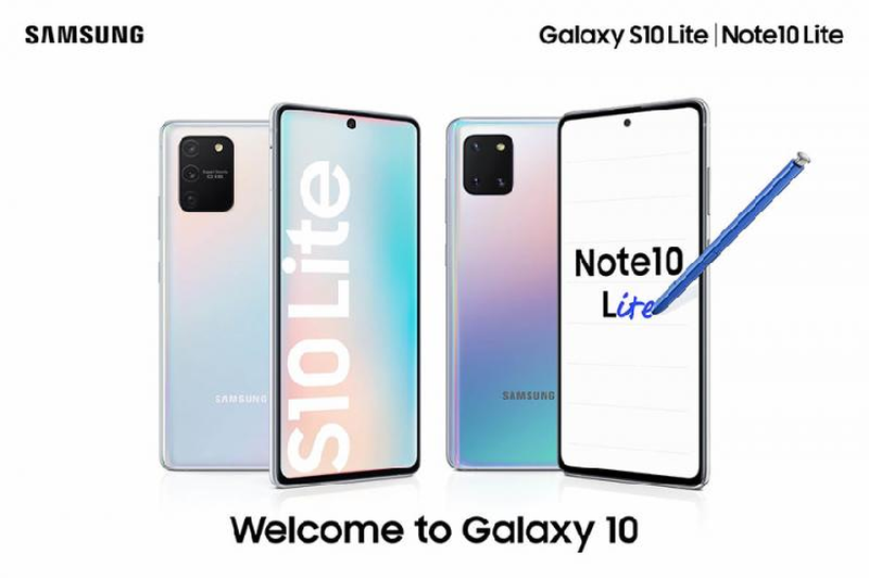 Samsung lo gia ban cua Galaxy S10 Lite va Note 10 Lite