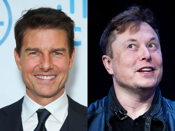 Tom Cruise (trái) và Elon Musk được cho là đang ấp ủ một dự án phim ngoài không gian cùng nhau
