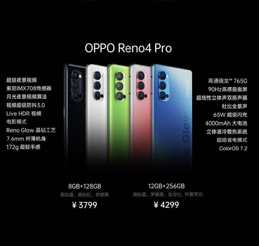 Oppo Reno4 và Reno4 Pro ra mắt: Snapdragon 765G, sạc nhanh 65W, giá từ 422 USD ảnh 6