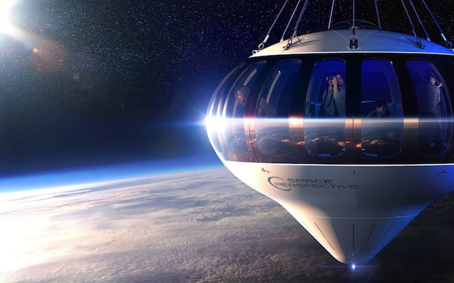 Chiếc vé du hành lên rìa Trái đất trên khinh khí cầu Spaceship Neptune có giá 125.000 USD.