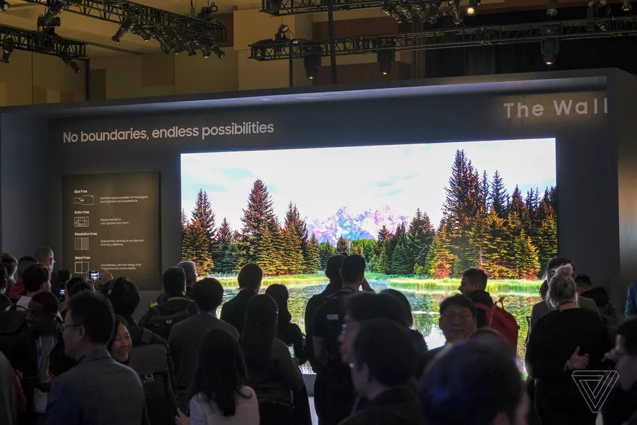 Samsung giới thiệu tivi MicroLED 4K 75 inch tại CES 2019
