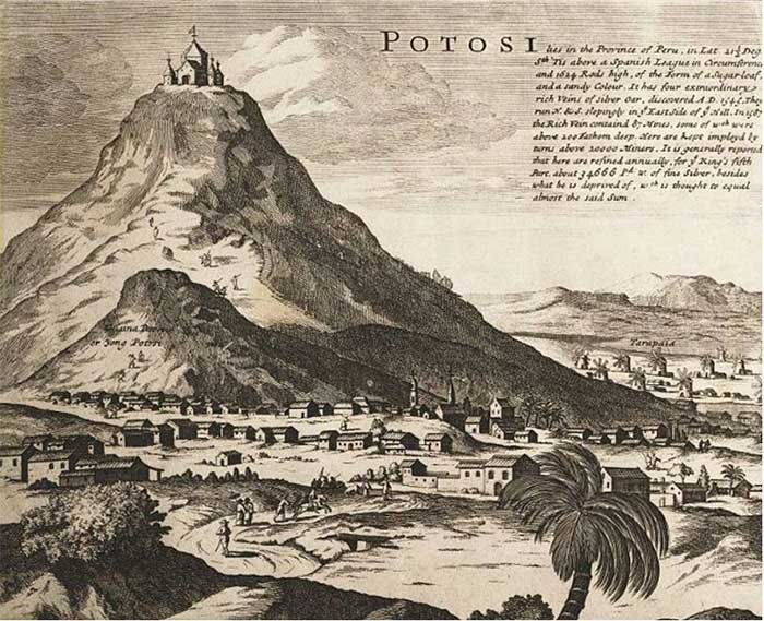 Potosi không phải là ngọn núi bạc của đế chế Inca, dù ở đây tìm thấy nhiều mỏ bạc.