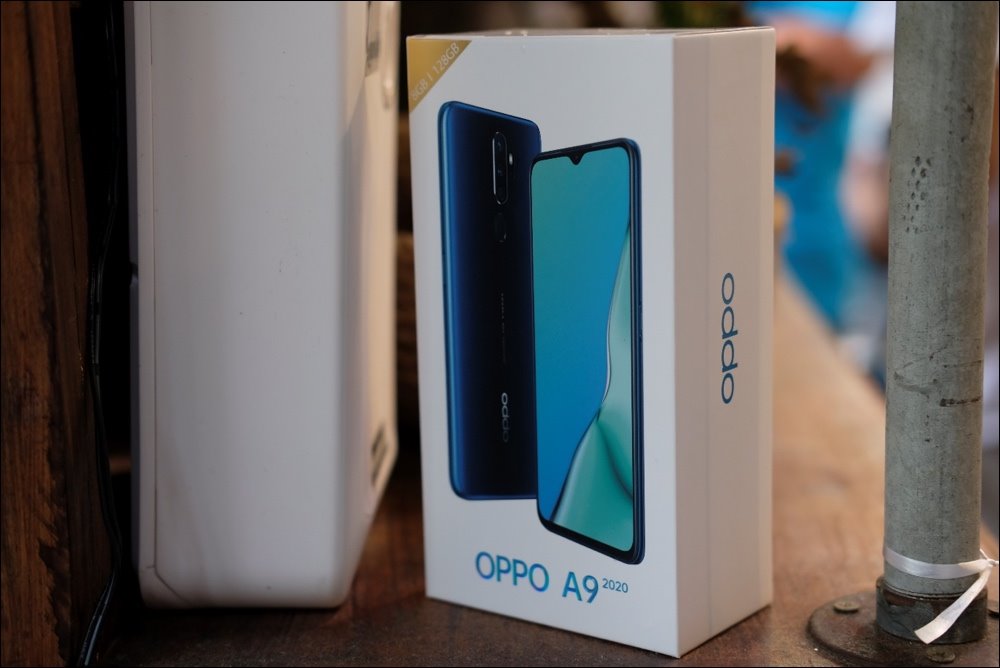 Mở hộp Oppo A9 2020, camera độ phân giải cao, pin dung lượng lớn, giá 6,99 triệu đồng