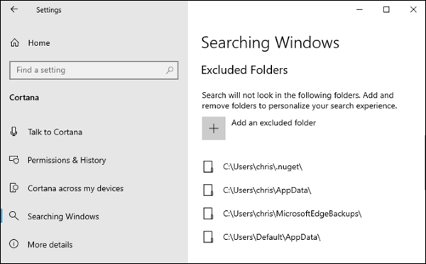 Tìm kiếm tập tin tức thời trên Windows 10