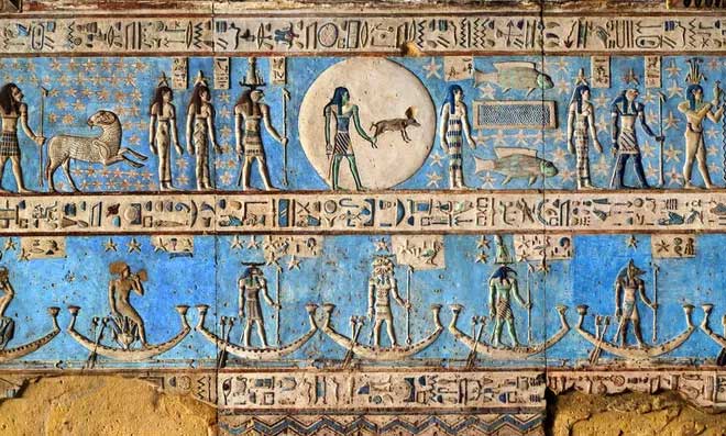 Người Ai Cập phát triển một loại thuốc nhuộm xanh lam trong nền văn minh của mình