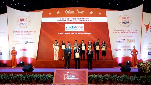 Lợi nhuận nửa năm 2019 tăng 113%, MobiFone lọt Top 500 doanh nghiệp Việt Nam có lợi nhuận tốt nhất