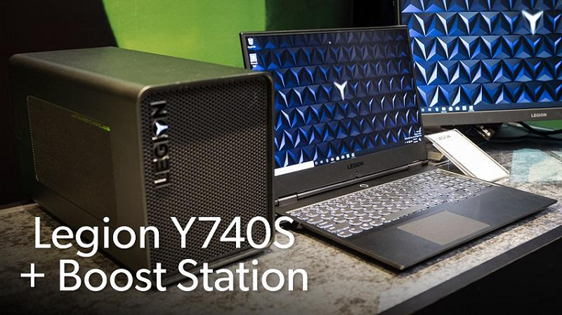 Lenovo trinh lang laptop choi game Legion Y740S chi nang 1,9kg