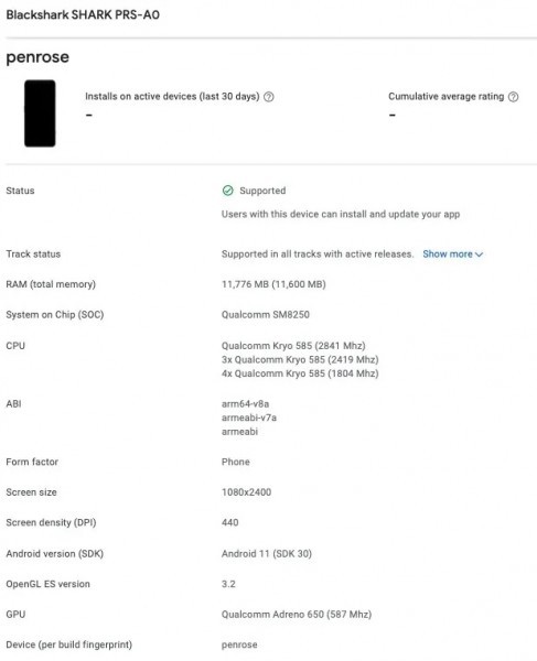 Black Shark 4 chưa ra mắt, smartphone gaming mới của Xiaomi đã xuất hiện. ảnh 1