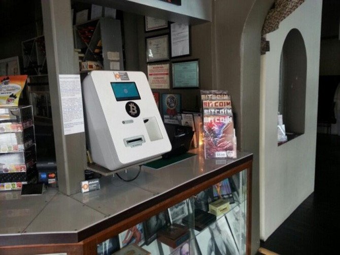 Một cây ATM Bitcoin ở New Mexico, Mỹ.