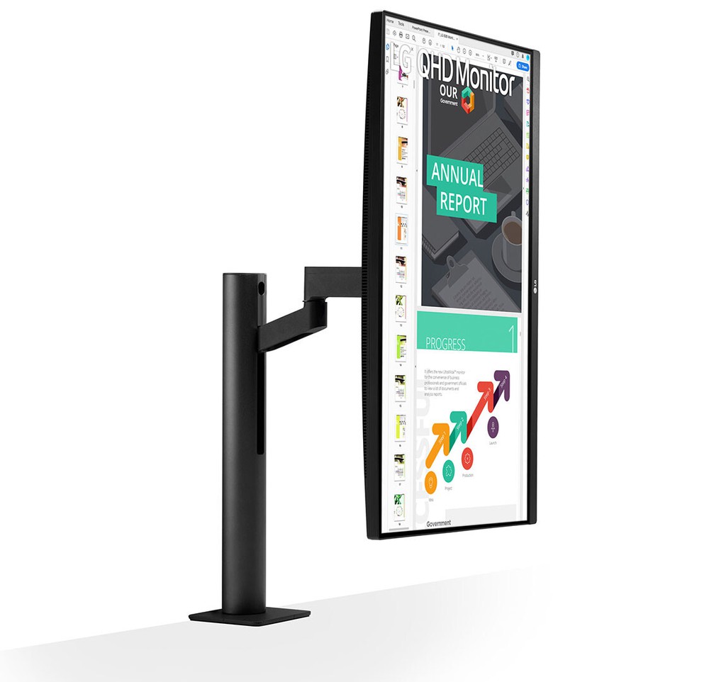 LG ra mắt màn hình QHD Ergo 27 inch: 75Hz, giá 450 USD ảnh 2