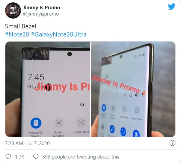 Samsung Galaxy Note 20 Ultra rò rỉ hình ảnh thực tế đầu tiên ảnh 2