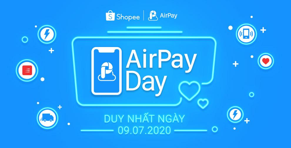 Giảm ngay 100K cho người dùng ví AirPay mua sắm tại Shopee, duy nhất lúc 0h01’ ngày 09/07
