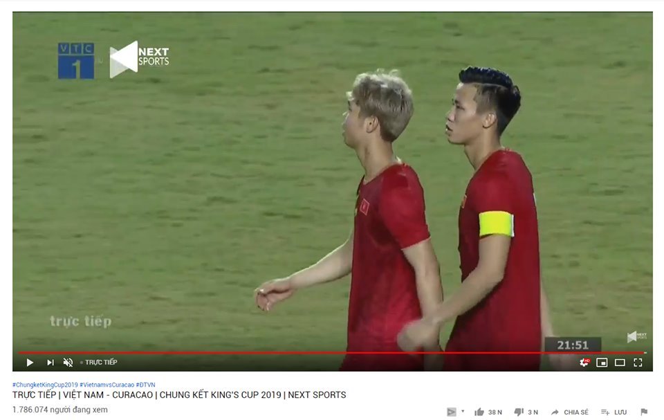 Trận đấu Việt Nam và Curacao phá kỷ lục YouTube tại Đông Nam Á, lọt Top 10 thế giới