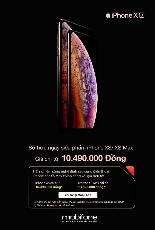 Cách sở hữu Iphone XS/XS Mar/XR giá chỉ từ 10.490.000 đồng