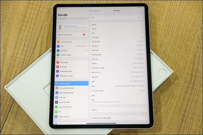 Hình ảnh iPad Pro 2018 tại Việt Nam, giá từ 25 triệu đồng