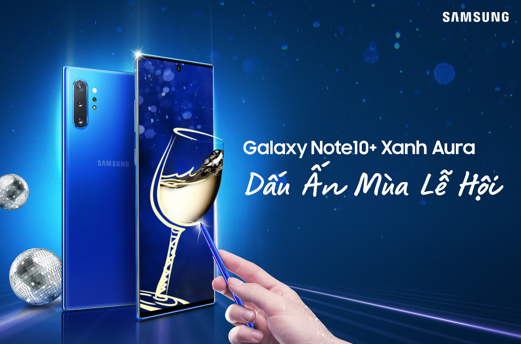 Galaxy Note10+ Xanh Aura thời thượng và Galaxy Note10 Đỏ Aura may mắn ra mắt thị trường Việt  ảnh 1