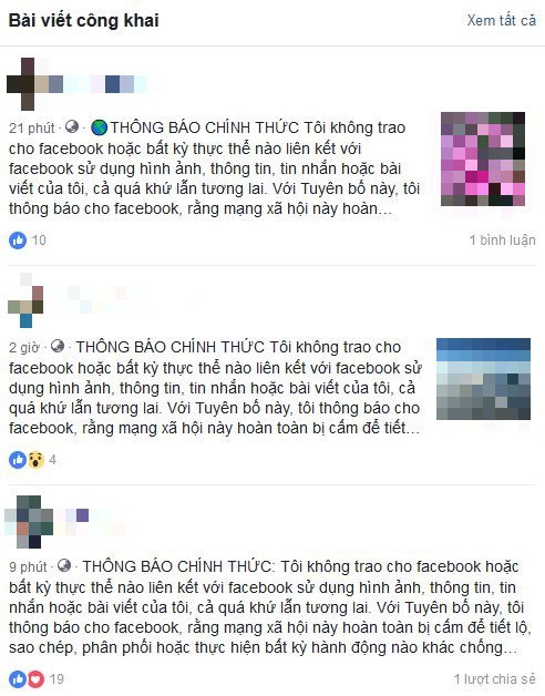Nhẹ dạ cả tin, người dùng Facebook Việt lại sập bẫy trò lừa bắt đăng tải lại status để bảo vệ thông tin cá nhân - Ảnh 3.