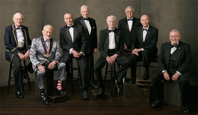 Tám phi hành gia từng đặt chân lên Mặt Trăng theo chương trình Apollo do NASA thực hiện