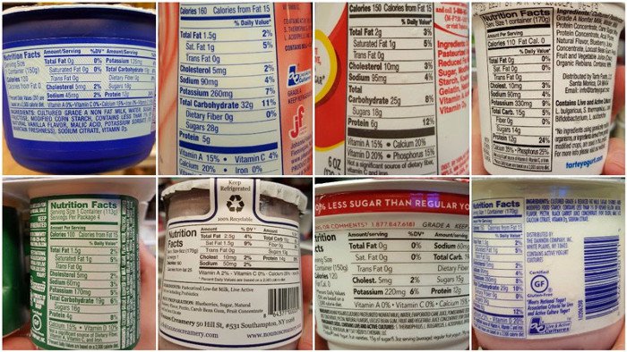 Nếu bạn muốn ăn sữa chua ít béo, hãy kiểm tra nhãn mác để xem mình nạp bao nhiêu đường từ sản phẩm đó nhé.