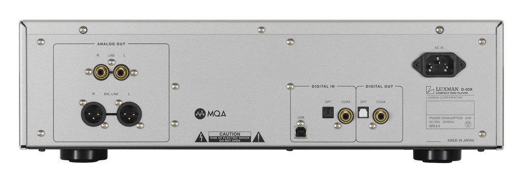 Luxman ra mắt đầu SACD player D-03X, đọc được đĩa MQA-CD ảnh 3