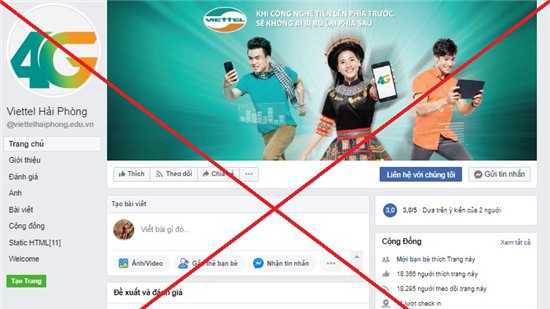 Viettel gỡ bỏ 186 trang mạo danh trên Facebook để bảo vệ khách hàng
