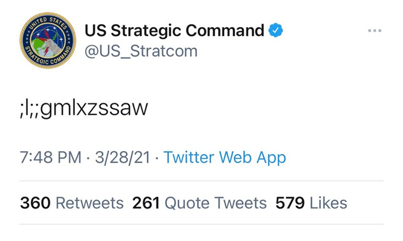 Chủ mưu đăng dòng tweet nghi làm lộ mã phóng vũ khí hạt nhân của Mỹ