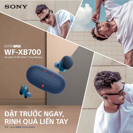 Sony ra mắt tai nghe Extra Bass Truly Wireless WF-XB700
